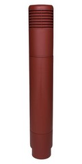 Przewód wentylacyjny Vilpe Ross o średnicy 125 mm - kolor czerwony RAL 3009 RR 28/29