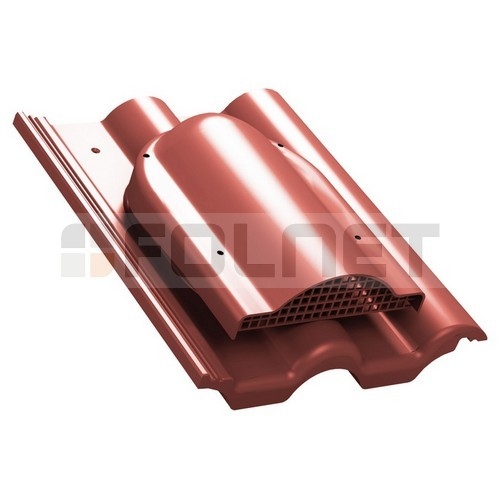 Wywietrznik połaciowy P60 do dachówki betonowej Euronit Extra - kolor czerwony RAL 3009