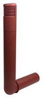 Przewód wentylacyjny Vilpe Ross o średnicy 125 mm - kolor czerwony RAL 3009 RR 28/29