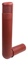 Przewód wentylacyjny Vilpe Ross o średnicy 160 mm - kolor czerwony RAL 3009 RR 28/29