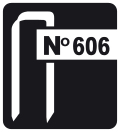 Ikona Rapid zszywki Nr 606