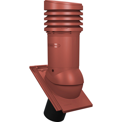 Kominek wentylacyjny E37 do dachówki ceramicznej Creaton Domino - kolor czerwony RAL 3009
