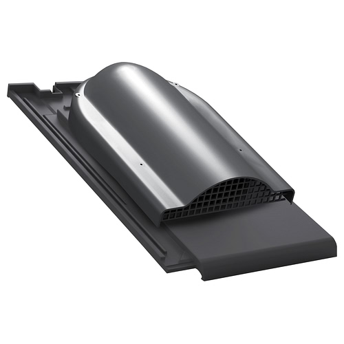 Wywietrznik połaciowy P60 do dachówki ceramicznej Creaton Simpla - kolor antracytowy RAL 7021