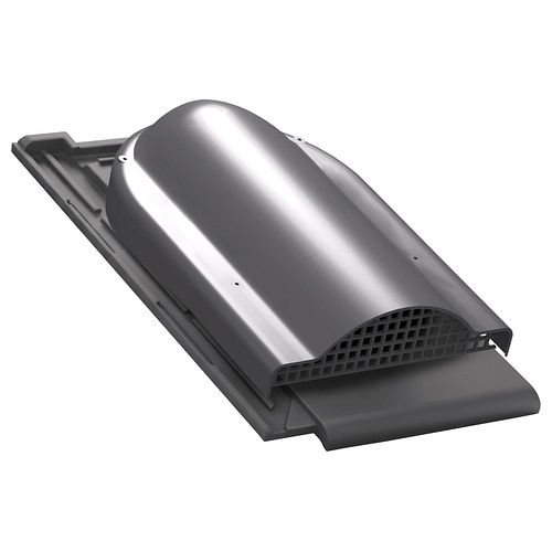 Wywietrznik połaciowy P60 do dachówki ceramicznej Roben Bergamo - kolor grafitowy RAL 7024