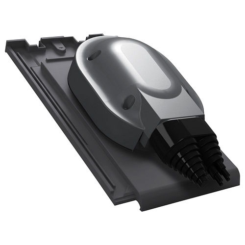 Przejście solarne i fotowoltaiczne do dachówki ceramicznej Creaton Simpla - kolor antracyt RAL 7021