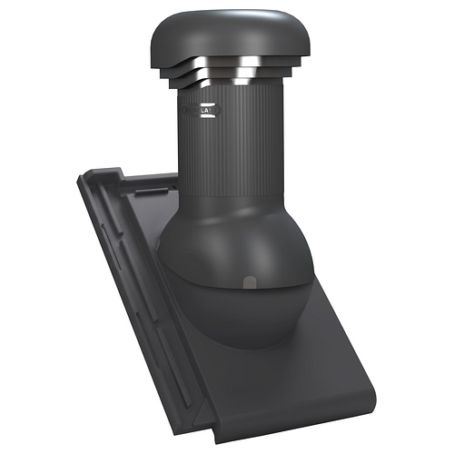 Kominek wentylacyjny W17 do dachówki ceramicznej Roben Bergamo - kolor antracyt RAL 7021