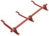 Zestaw ochrony rurowej o długości 150 cm, z 1 rzędem rur, do blachy panelowej o module 380 mm / 35 mm