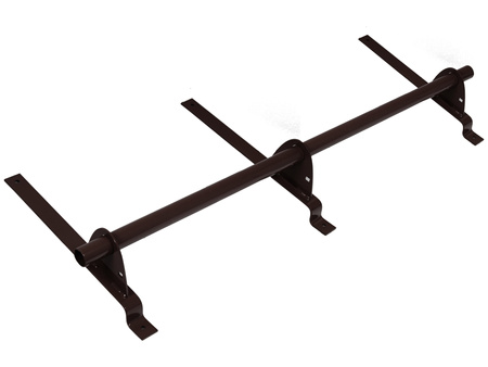 Zestaw ochrony rurowej o długości 150 cm, z 1 rzędem rur, do blachodachówki o module 350 mm / 30 mm