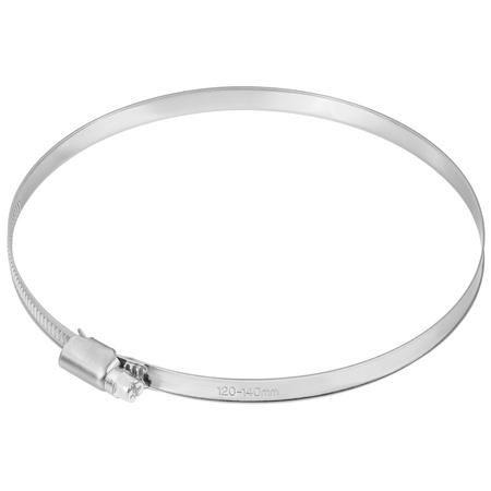 Opaski ślimakowe ze stali nierdzewnej W2 120–140 mm (10 szt.)