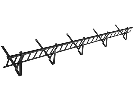 Zestaw płotka przeciwśniegowego o długości 200 cm i wysokości 20 cm, do blachodachówki o module 350 mm / 30 mm