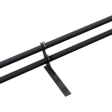 Zestaw ochrony rurowej z 2 rzędami rur do pokryć płaskich