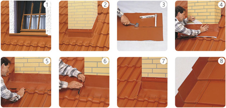 Taśma opierzeniowa kominowa Braas Wakaflex