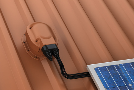 Przejście solarne i fotowoltaiczne Parotec do blachy trapezowej