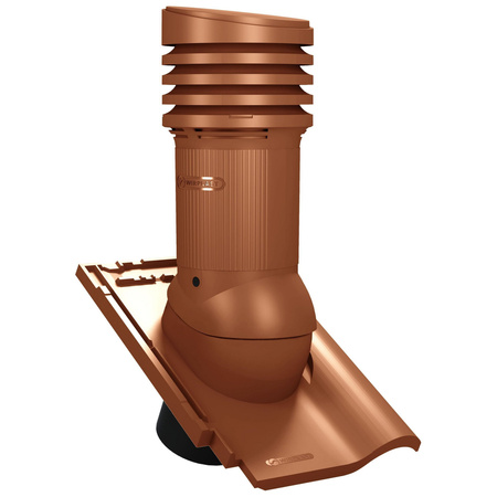 Kominek z odpływem kondensatu Tile Evo do dachówki ceramicznej o średnicy 150 mm