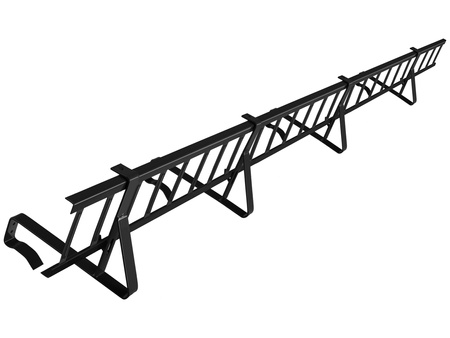 Zestaw płotka przeciwśniegowego o długości 200 cm i wysokości 15 cm, do dachówek betonowych i ceramicznych