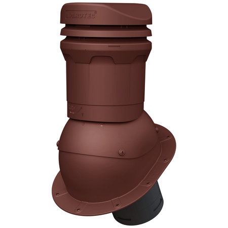 Kominek wentylacyjny niski DN125 mm Parotec do pokryć płaskich