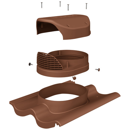 Wywietrznik połaciowy Parotec do blachy trapezowej