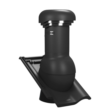 Kominek z odpływem kondensatu Tile Pro do dachówki ceramicznej o średnicy 150 mm