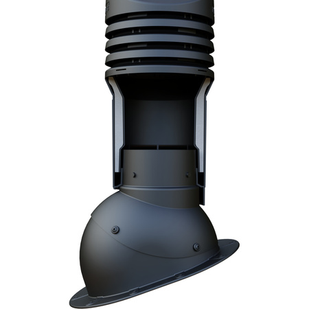 Kominek wentylacyjny izolowany DN125 mm Parotec do blachy trapezowej