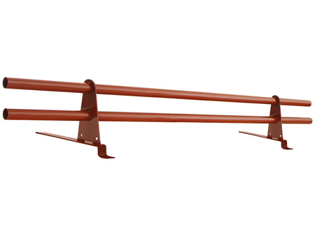 Zestaw ochrony rurowej o długości 150 cm, z 2 rzędami rur, do blachodachówki o module 350 mm / 35 mm