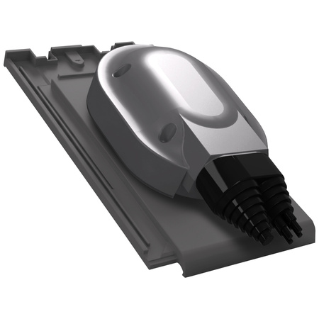 Przejście solarne i fotowoltaiczne Parotec do dachówki ceramicznej