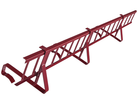 Zestaw płotka przeciwśniegowego o długości 150 cm i wysokości 15 cm, do dachówek betonowych i ceramicznych