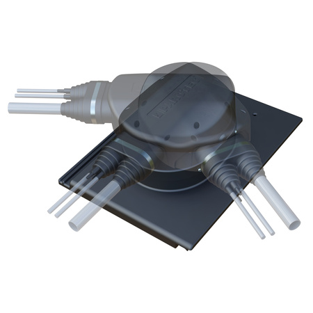 Przejście solarne i fotowoltaiczne Parotec do blachodachówki