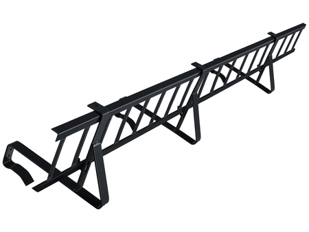Zestaw płotka przeciwśniegowego o długości 150 cm i wysokości 15 cm, do dachówek betonowych i ceramicznych