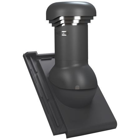 Kominek z odpływem kondensatu Tile Pro do dachówki ceramicznej o średnicy 150 mm