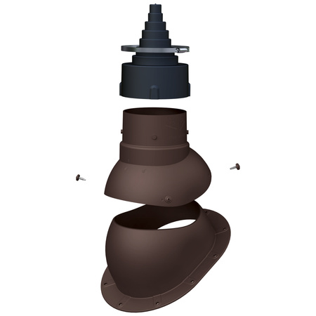 Przejście antenowe Parotec do blachy trapezowej