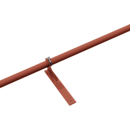 Zestaw ochrony rurowej z 1 rzędem rur do pokryć płaskich