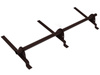 Zestaw ochrony rurowej o długości 150 cm, z 1 rzędem rur, do blachodachówki o module 350 mm / 30 mm