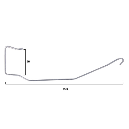 Spinka uniwersalna do dachówki J