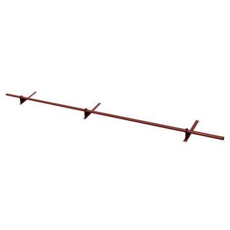 Zestaw ochrony rurowej z 1 rzędem rur do pokryć płaskich