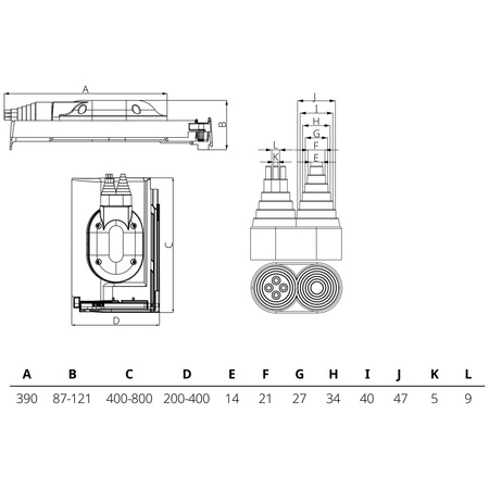Przejście solarne i fotowoltaiczne Parotec do dachówki ceramicznej