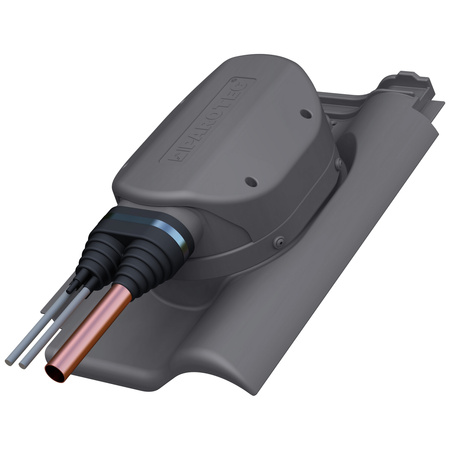 Przejście solarne i fotowoltaiczne Parotec do dachówki ceramicznej