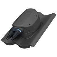 Przejście solarne i fotowoltaiczne Parotec do dachówki betonowej