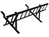 Zestaw płotka przeciwśniegowego o długości 150 cm i wysokości 20 cm, do blachy panelowej o module 380 mm / 35 mm