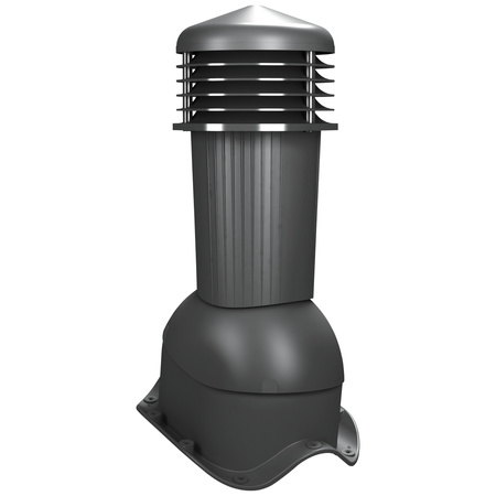 Kominek wentylacyjny z odpływem kondensatu DN125 mm Parotec do blachodachówki