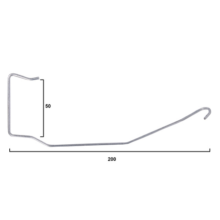 Spinka uniwersalna do dachówki J