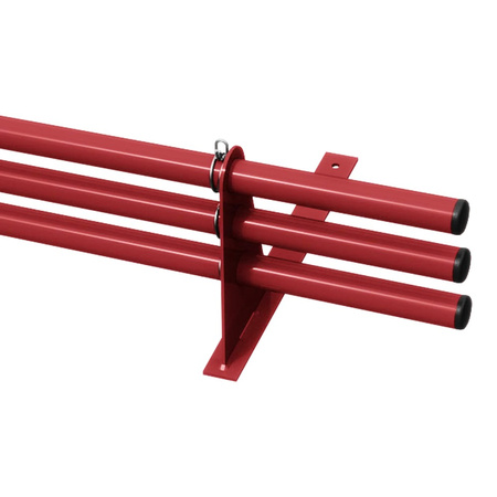 Zestaw ochrony rurowej z 3 rzędami rur do pokryć płaskich