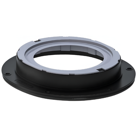 WIROMAX 125D Kołnierz uszczelniający kominki z rurą kątową pełne deskowanie