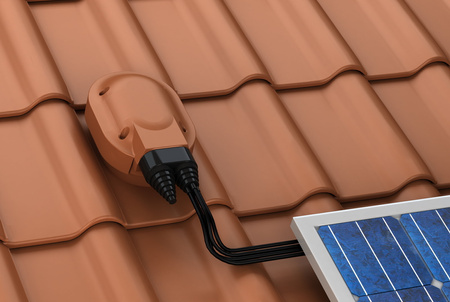 Przejście solarne i fotowoltaiczne Parotec do dachówki ceramicznej - Tondach Holenderka 11