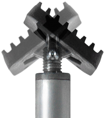 Podpórka sufitowa i montażowa z dźwignią pompującą