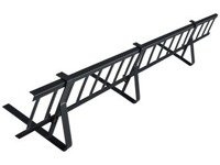 Zestaw płotka przeciwśniegowego o długości 200 cm i wysokości 15 cm, do pokryć płaskich