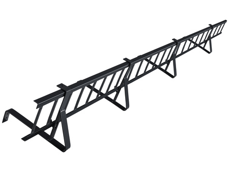 Zestaw płotka przeciwśniegowego o długości 150 cm i wysokości 20 cm, na dach pokryty karpiówką