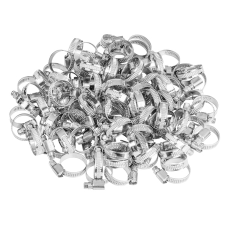 Opaski ślimakowe ze stali nierdzewnej W2 20–32 mm (10 szt.)