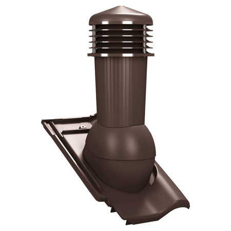 Kominek wentylacyjny DN125 mm Parotec do dachówki ceramicznej