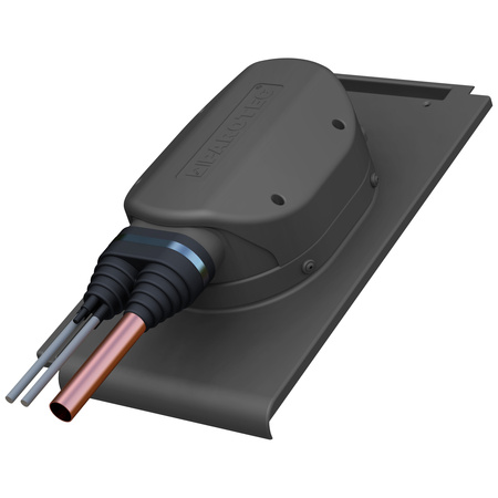 Przejście solarne i fotowoltaiczne Parotec do dachówki ceramicznej