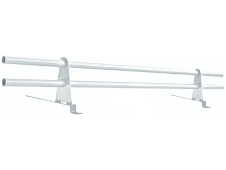 Zestaw ochrony rurowej o długości 150 cm, z 2 rzędami rur, do blachodachówki o module 350 mm / 20 mm